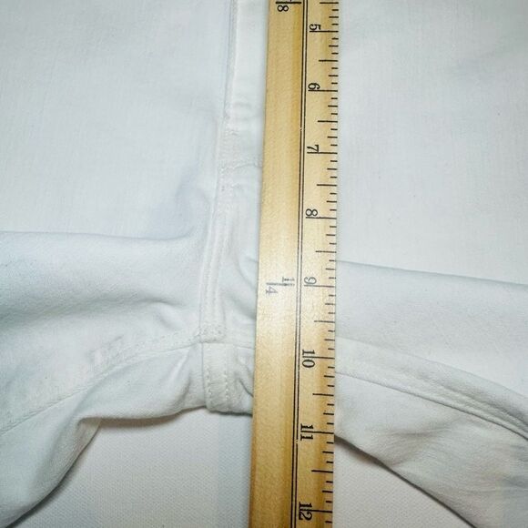 HUDSON Maternity Nico Straight Ankle White Denim Jeans Women's 32 NWT - Picture 14 of 15